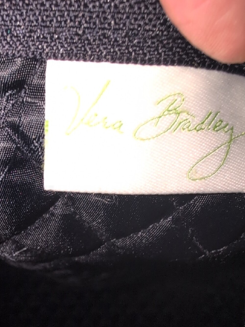 Vera Bradley Retired Pattern "Midnight Blues" Quilted Large Weekender Tote - Picture 14 of 16